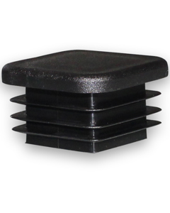 Plug 40x40x3 PVC for tube